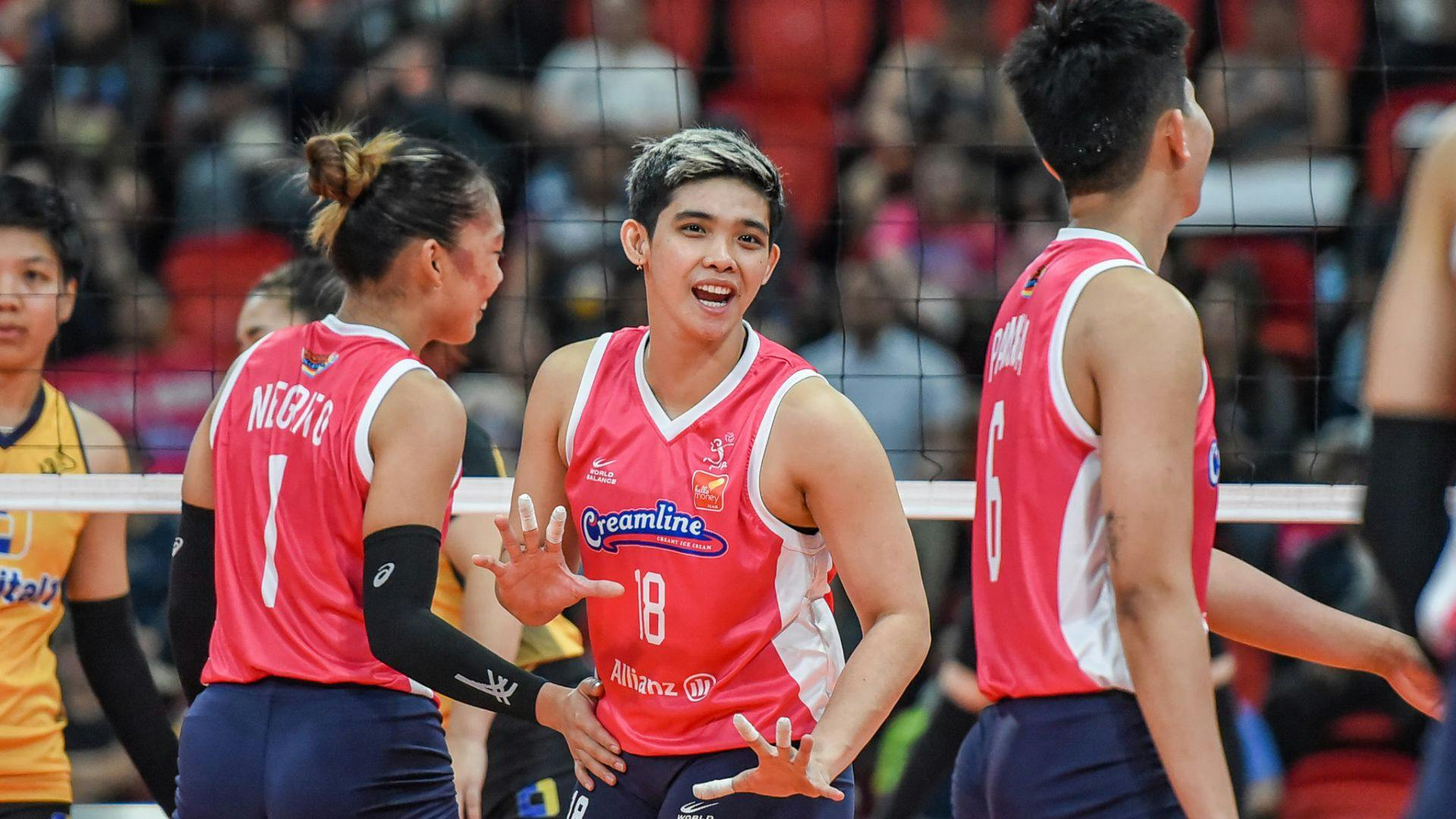 Tots Carlos grateful for extended recovery as she returns for Creamline vs Capital1: 